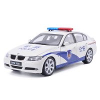 宝马迷你酷派 M5警车 1:18合金仿真汽车模型收