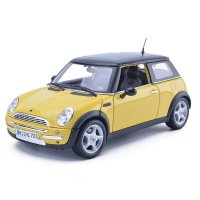 宝马迷你酷派 M5警车 1:18合金仿真汽车模型收