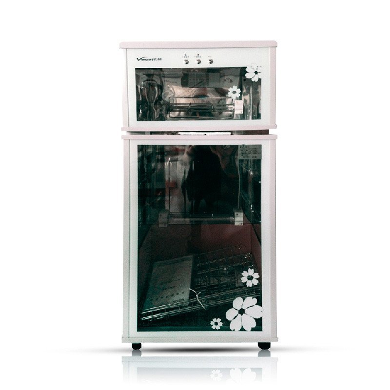 万和(Vanward) ZTP108P-2 立式消毒柜 高温烘干 钢化玻璃 立式消毒碗柜