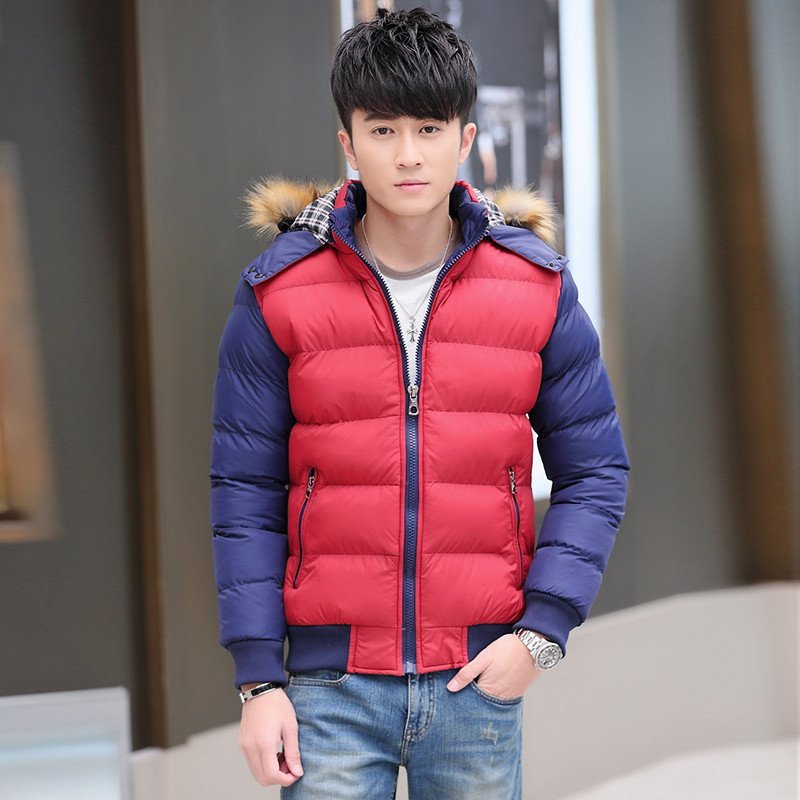 男孩子在冬天穿粉色长款棉衣有什么体验?