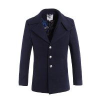 BOY/花花公子秋冬新品 男士毛呢<em>大衣外套男</em>时