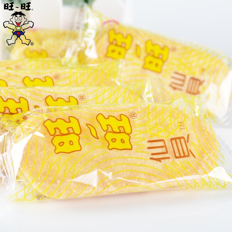 旺旺仙贝原味520g非油炸健康米果休闲零食夜宵饼干年货送礼包邮