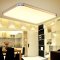 VNC LED客厅灯卧室灯超薄铝合金苹果LED吸顶灯长方形简约 PG600L65-三色分段
