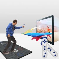 舞霸王电视电脑两用体感游戏机 双人跳舞毯 切