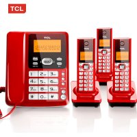 TCL D61 电话机 无绳电话子母机 家用办公 固定