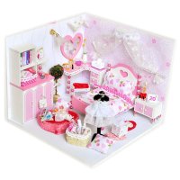 男女圣诞礼物diy小屋甜心梦房子手工拼装模型