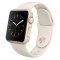 Apple Watch Sport 智能手表(38毫米金色铝金属表壳搭配古董白色运动型表带 MLCJ2CH/A )