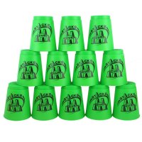 奥智嘉 专业比赛用飞叠杯 速叠杯 叠叠杯 桌面游戏玩具飞碟杯 多色可选 深绿色【报价大全、价格、商铺】-苏宁易购开放平台