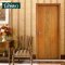 财到100%真芯实木复合门 现代中式室内门 烤漆卧室门 玫瑰之约 拉丝象牙白2#