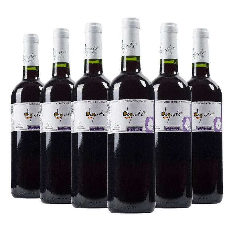 西班牙德古斯特干红葡萄酒750ml*6瓶整箱装
