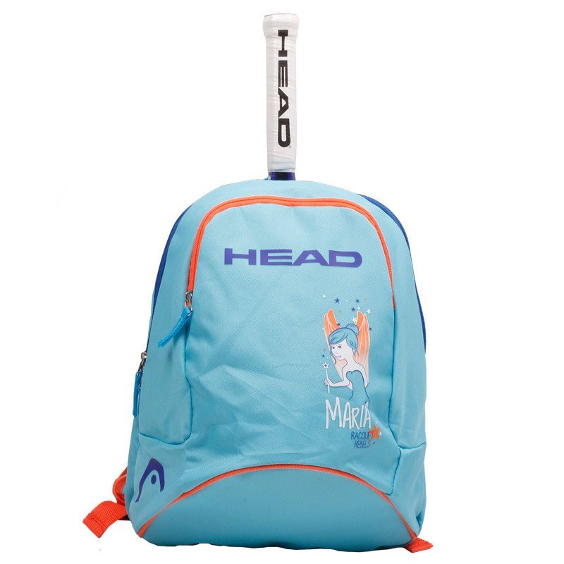 包邮 海德 HEAD 1-2只装网球羽毛球两用双肩包 背包 新款 小仙女儿童背包蓝色