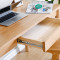 卡菲纳 北欧日式 北美白橡书桌 全实木小户型桌子 原木简约 1.2米原木色单抽屉书桌