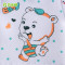 贝乐咿 TZN6188baby熊保暖肩扣套装 100cm 粉色
