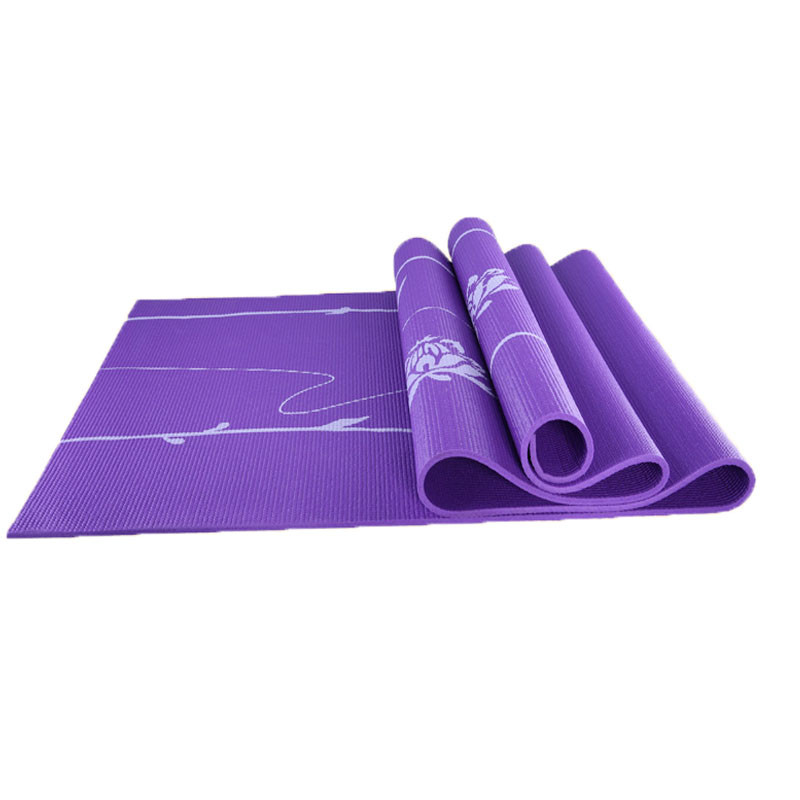 欧伦萨 适合初学者运动健身垫瑜珈墊防滑瑜伽垫 紫色