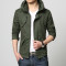 时尚韩版潮款男夹克外套修身工装1471436205102 M 军绿色