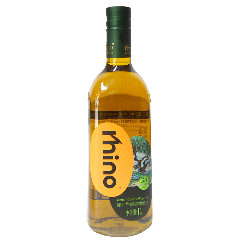 犀牛RHINO 特级初榨橄榄油1L 食用油