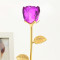 K9水晶玫瑰花 紫色含苞