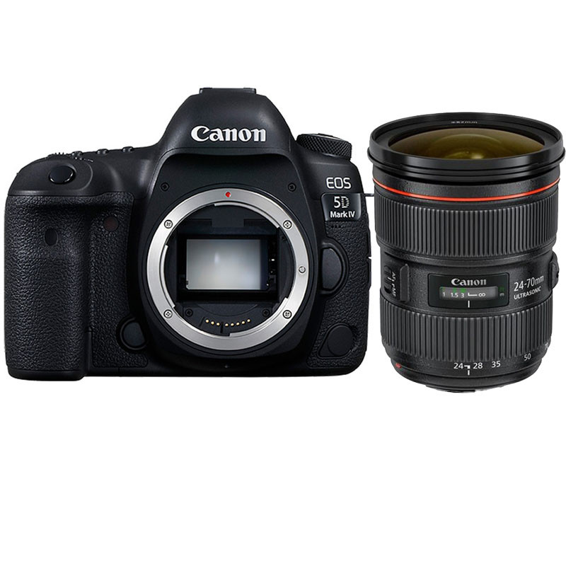 佳能(Canon) EOS 5D4（24-70mm F2.8） 数码单反相机 单镜头套装 约3040万像素