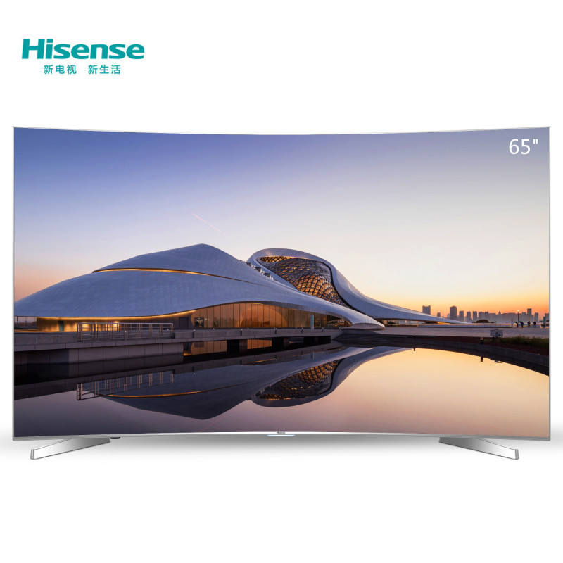 海信（Hisense） LED65EC780UC 65英寸 超大屏幕 超薄曲面 爆款4K HDR 智能液晶平板电视
