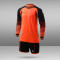 卡尔美守门员门将服长袖球衣门将成人儿童龙门服足球守门员服套装 XL 荧光橙