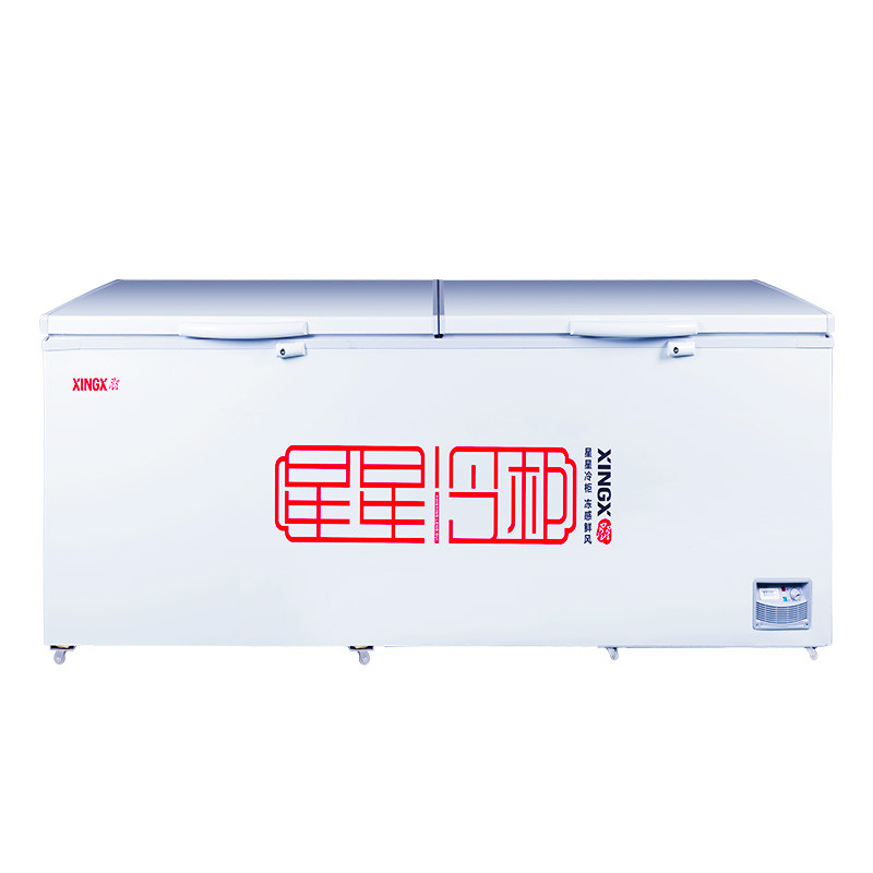 星星(XINGX) BD/BC-518G 518升 卧式冷柜 冷柜 冰柜 大冰柜 商用保鲜冷藏冷冻转换柜 机械控温