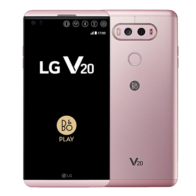 LG V20（H990N）移动联通双4G 双卡双待 64GB 港版智能手机 4G手机 粉色