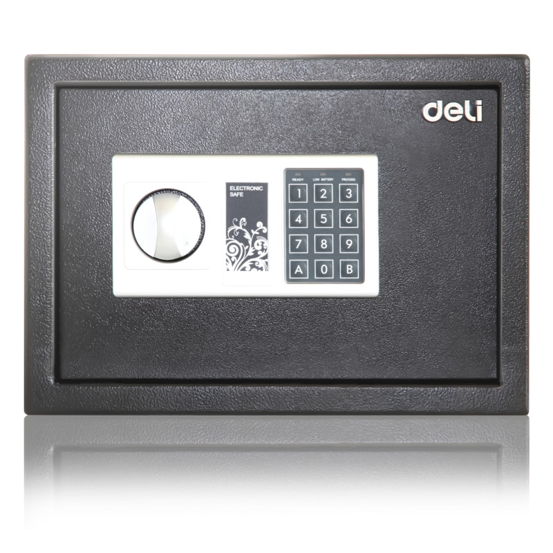 得力deli电子保险箱/柜保险箱/柜系列92620电子密码保管箱
