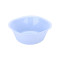 宜莱芙 纯色方形塑料加厚洗脸盆（小号）洗衣盆洗脚盆水盆子可做洗菜盆 蓝色