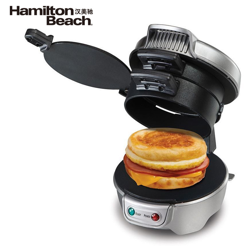 汉美驰(Hamilton Beach)25475-CN早餐机家用三明治机多功能全自动汉堡机送礼品DIY早餐神器