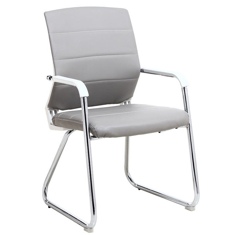 迈亚家具 办公椅 网布职员椅 会议椅 弓形电脑椅 灰色-西皮