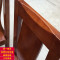 实木 餐桌椅组合 北欧原木 橡胶木家具 实木餐桌 1.5m一桌四椅【大陆版】