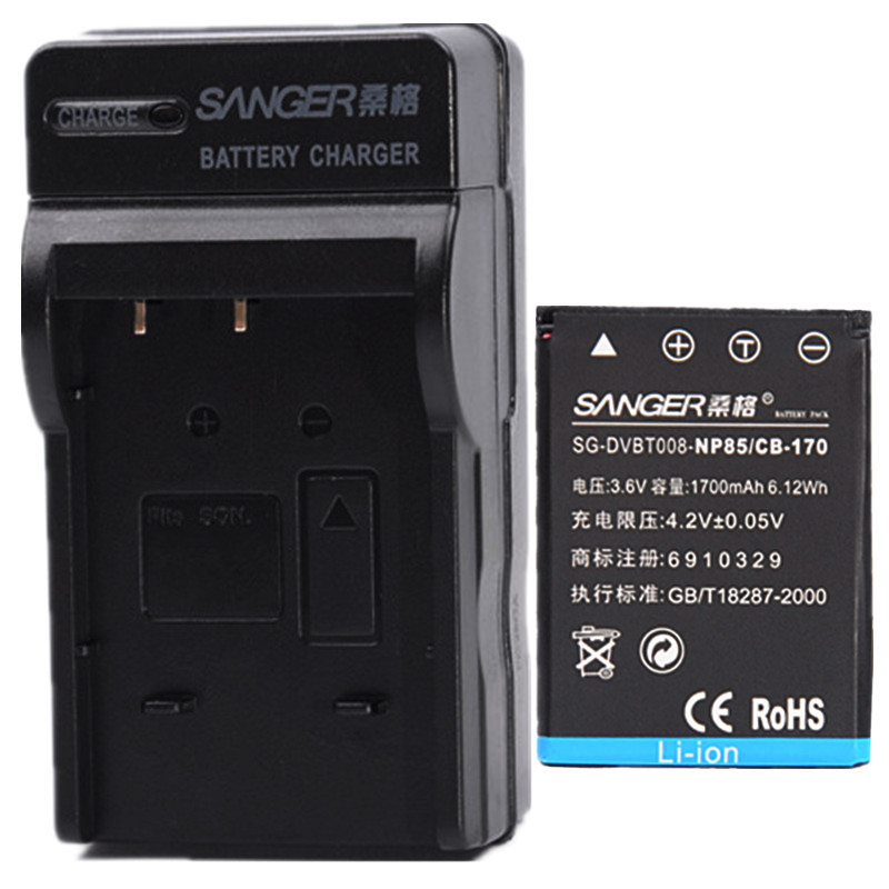 桑格CB170电池+充电器 欧达莱彩摄像机CB-1