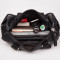 琦格尔手提旅行包大容量行李包 单肩斜挎帆布包 韩版商务男包旅行袋皮包 黑色