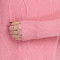 恒源祥2017新款女士纯羊毛衫修身纯色针织衫长袖圆领套头衫上衣女 XL/170 5号粉色