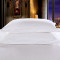 酒店宾馆床上用品四件套全棉贡缎防雨布白色居家客房床单被套枕套 40支防雨布被套 1.2m床