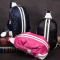 琦格尔男女通用单肩斜跨胸腰包 时尚新款休闲潮背包包帆布 运动背包旅行包手机包 蓝色