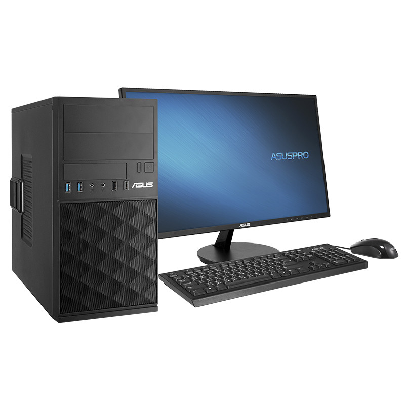 华硕（ASUS）商用台式电脑D540MC（G5400 4G 1TB W10）+VA209N