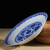 LICHEN 景德镇青花玲珑瓷器餐具 釉下彩陶瓷碗盘勺碟自由搭配 10英寸大盘 一个