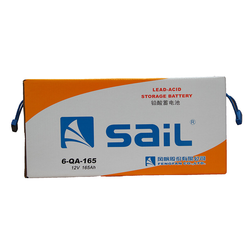 风帆(sail) 蓄电池 6-QA-165a 少维护加液汽车电瓶（不含电解液）12V105AH适用工程机械/拖拉机
