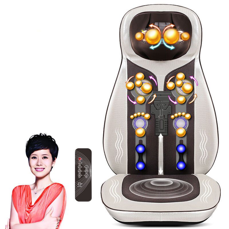 【明星推荐】南极人(Nanjiren)按摩靠垫 颈椎按