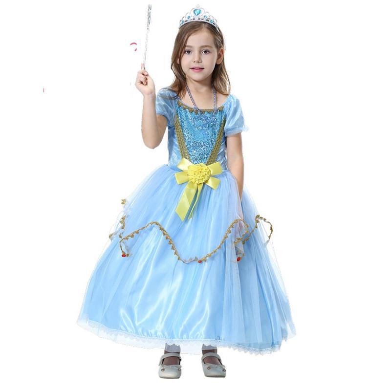 六一儿童节演出服装儿童舞蹈表演灰姑娘公主裙