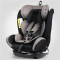 瑞贝乐（REEBABY）汽车儿童安全座椅ISOFIX接口 906/906F（0-12岁）阻燃针织透气面料 潜力灰安全带款