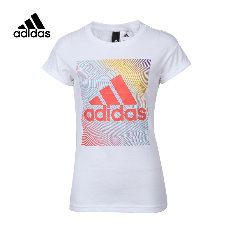 Adidas阿迪达斯短袖男装 2017夏季运动休闲速干透气跑步T恤CG1659 XS CG1659女子白色