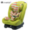 加拿大strolex舒童乐 汽车用宝宝婴儿安全座椅isofix9个月-12岁3c儿童安全座椅 活力橙 青果绿-安全带款