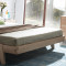 龙森家具 北欧白蜡木床全实木床 1.8米双人床原木床设计师家具 单体床原木色