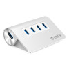 奥睿科（ORICO）USB3.0铝版集线器-M3H4-V1-SV