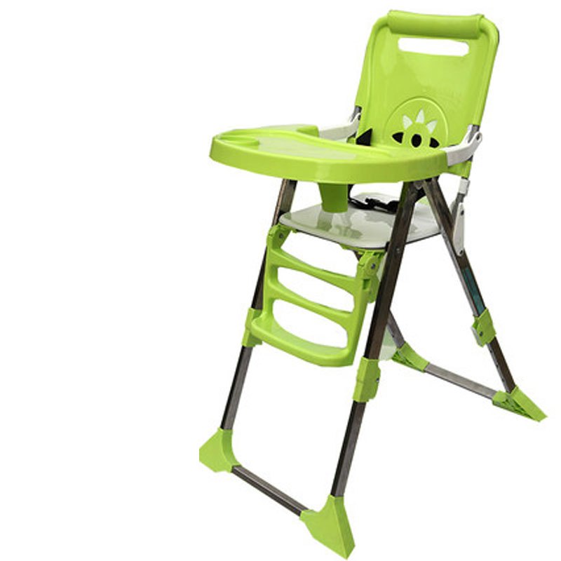 可折叠儿童餐椅多功能婴儿餐桌椅宝宝酒店便携式BB凳座椅吃饭椅子当季新品适用于6个月-6岁男女宝宝餐椅 可调节款苹果绿（S坐垫