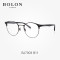 暴龙新款眼镜框 光学镜架圆框金属近视眼镜框女BJ7003 B11-黑色