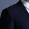西服套装 培罗蒙秋中年男士商务休闲双开叉藏青条纹韩版西装外套ETZBH7359 180A 藏青色