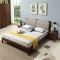 天惠子 北欧实木床 现代简约床日式1.8米双人婚床1.5米公主大床1.2米儿童床卧室家具 （胡桃色）单床+椰棕床垫